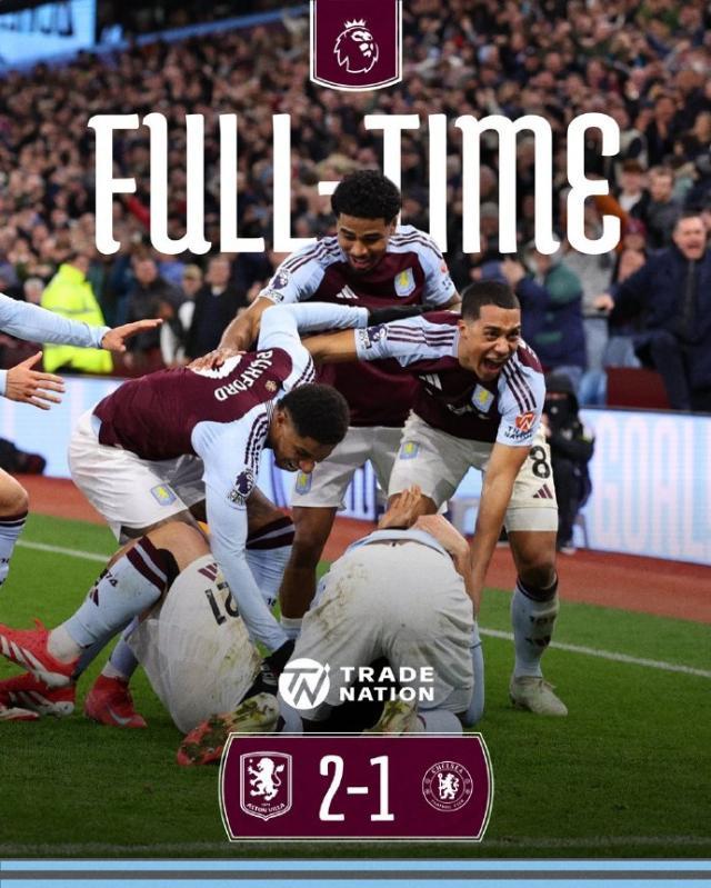 【英超】拉师傅双份助攻阿森西奥，维拉2比1逆转蓝军