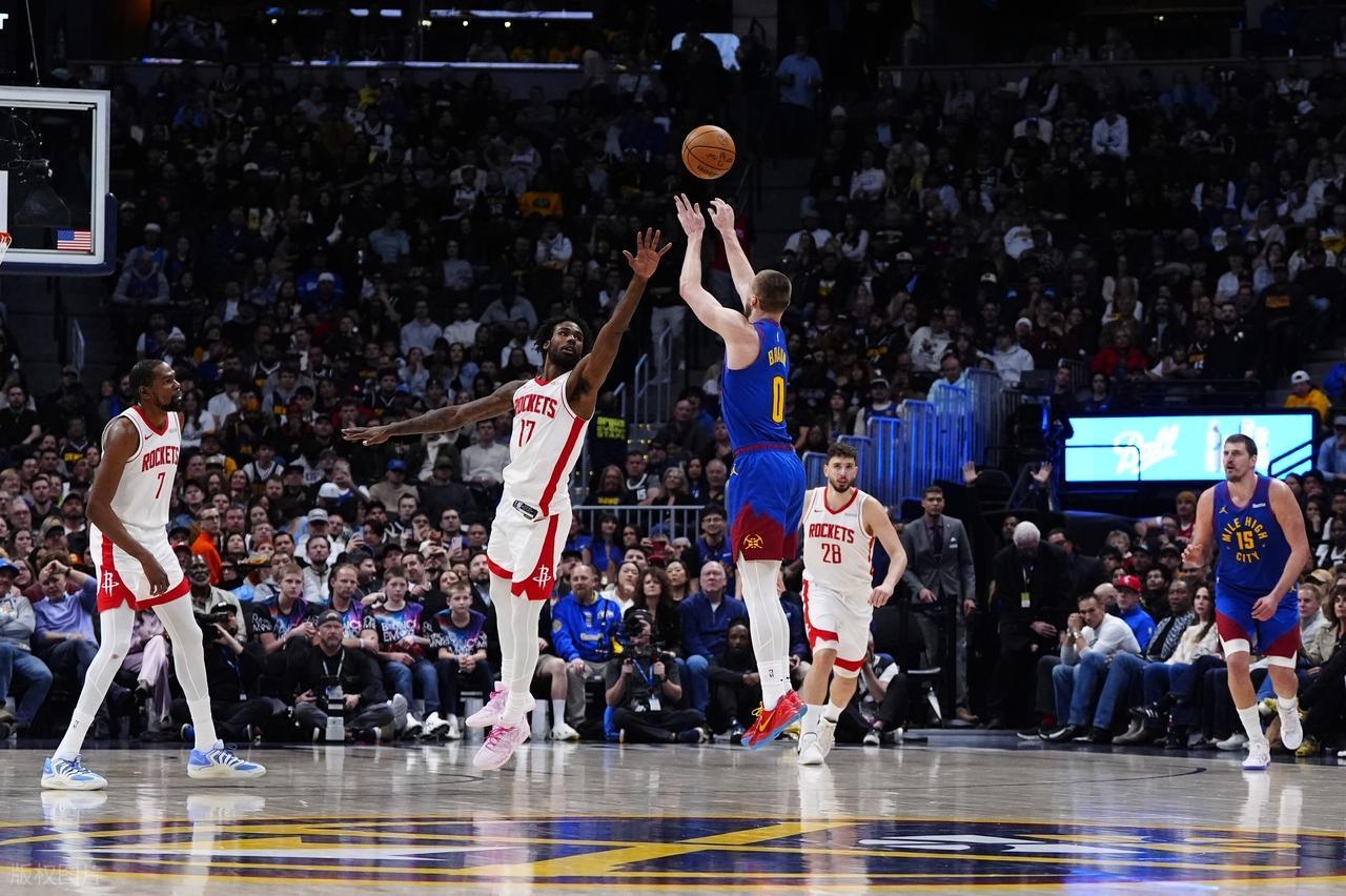 惨败36分！火箭脸都不要了！约基奇16+12+13+5，杜兰特被疯狂包夹