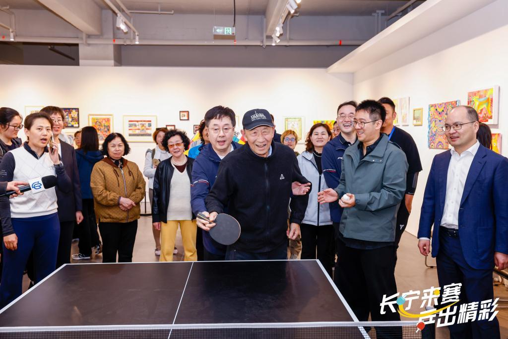 开云体育平台-乒乓热浪“燃”遍申城,运动为认知障碍老人带去一束光